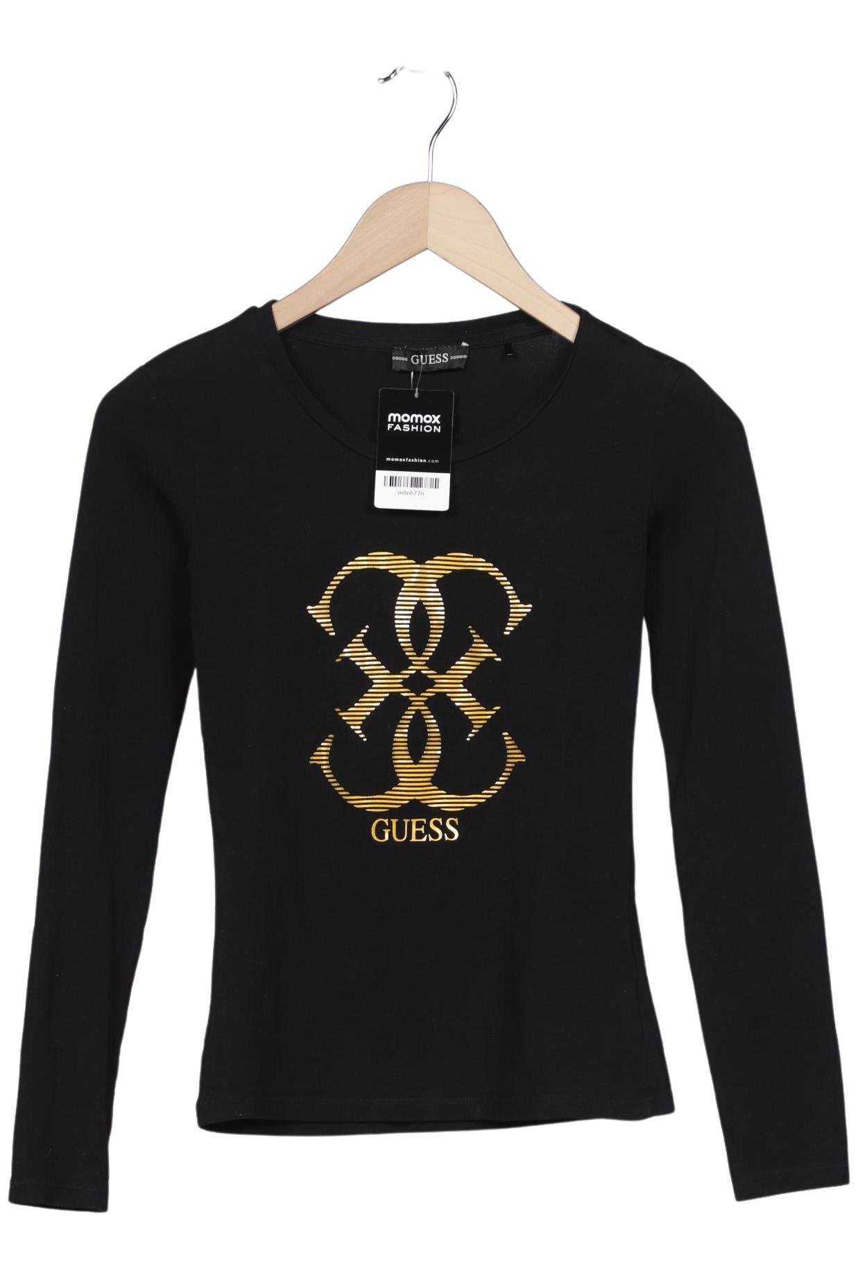 

Guess Damen Langarmshirt, schwarz, Gr. 34