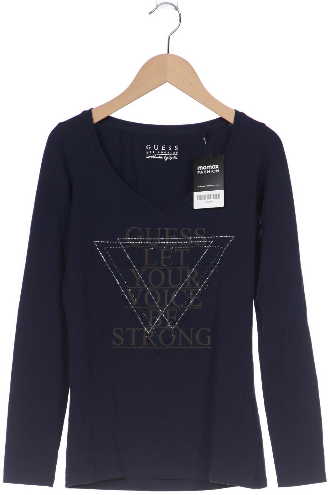 

GUESS Damen Langarmshirt, marineblau