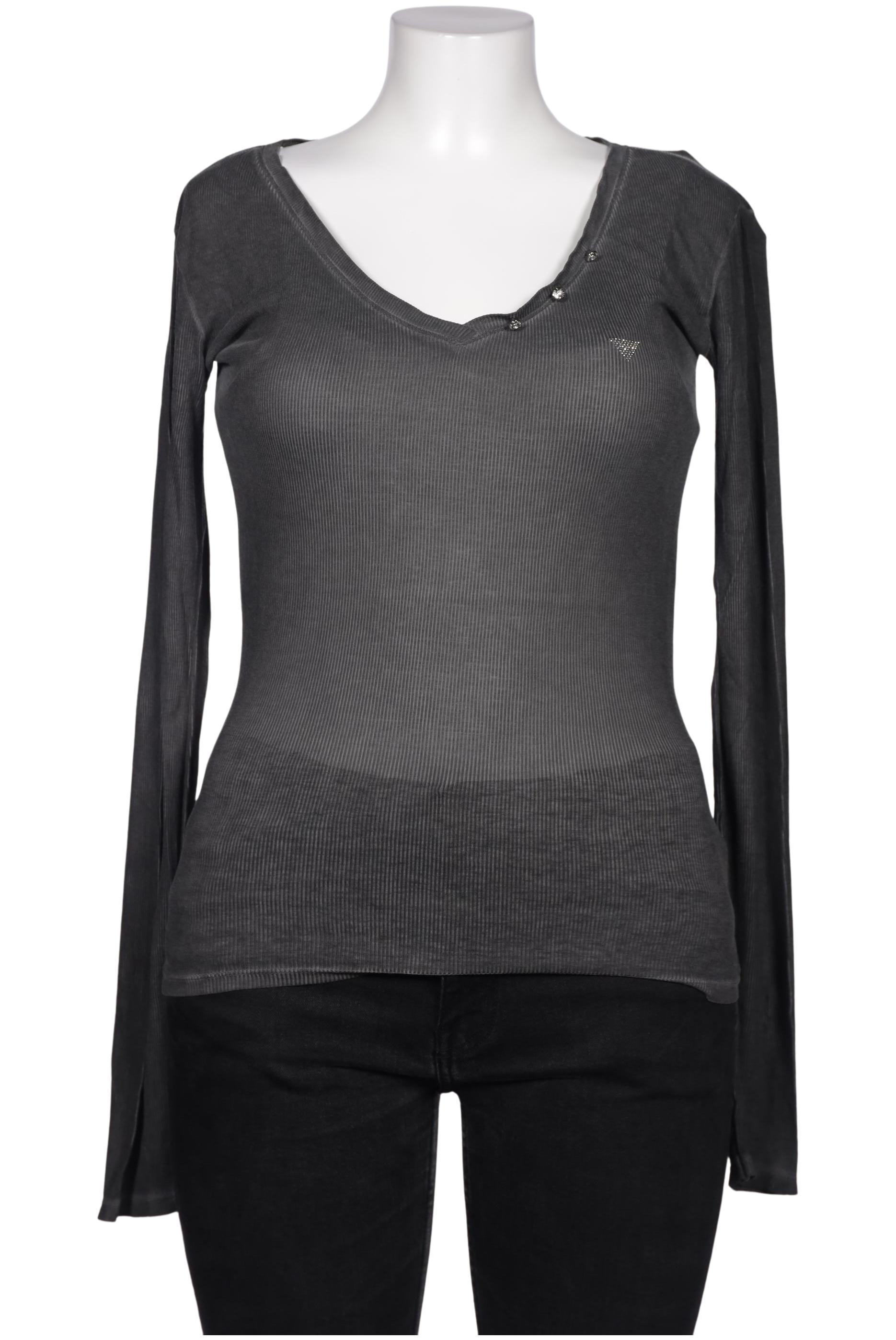 

Guess Damen Langarmshirt, grau, Gr. 44