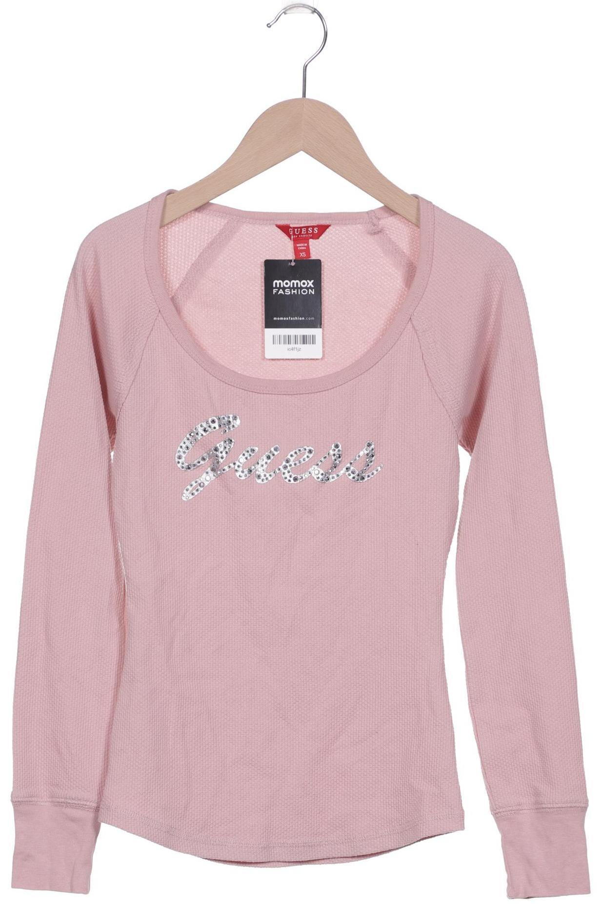 

Guess Damen Langarmshirt, pink, Gr. 34