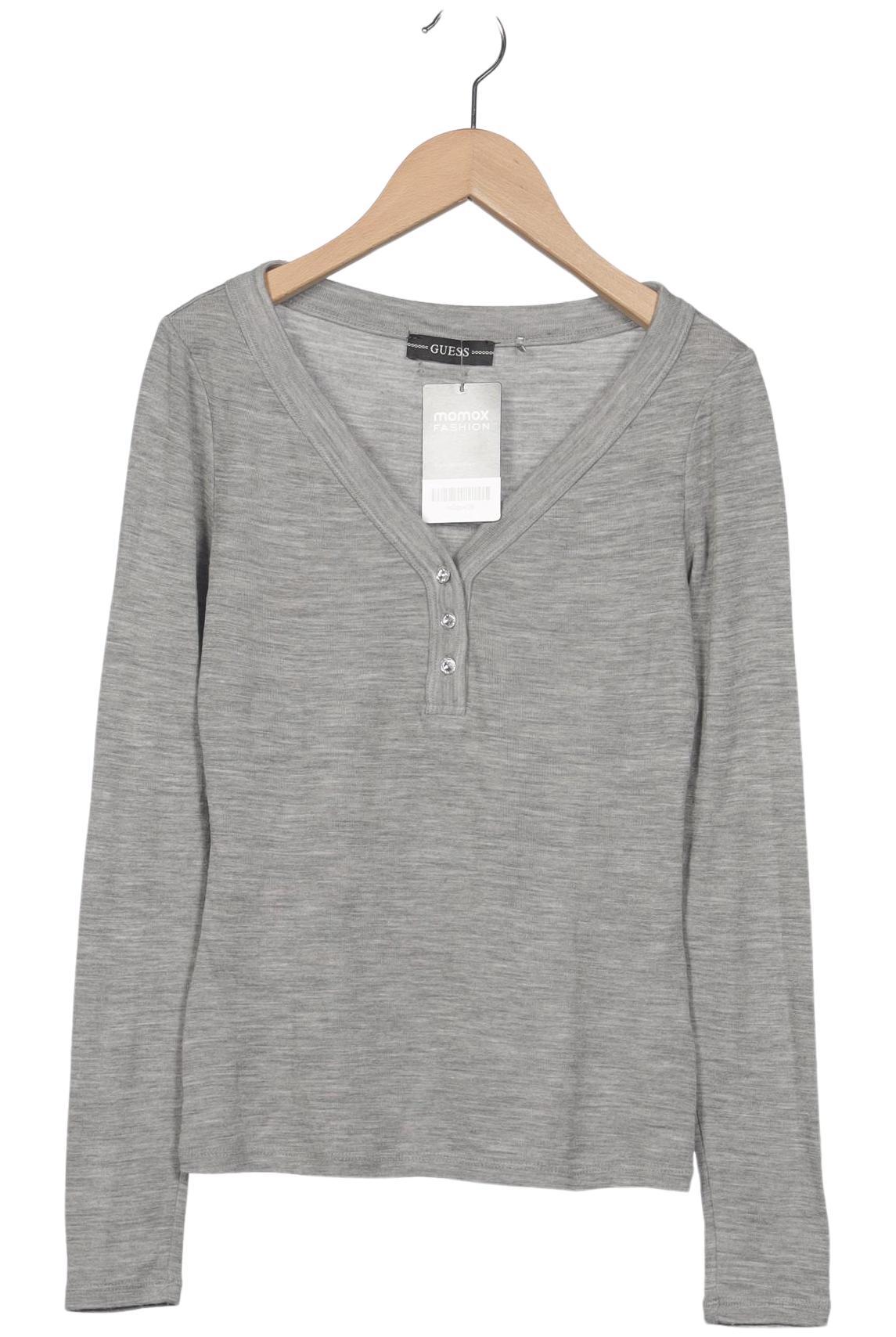 

Guess Damen Langarmshirt, grau, Gr. 36