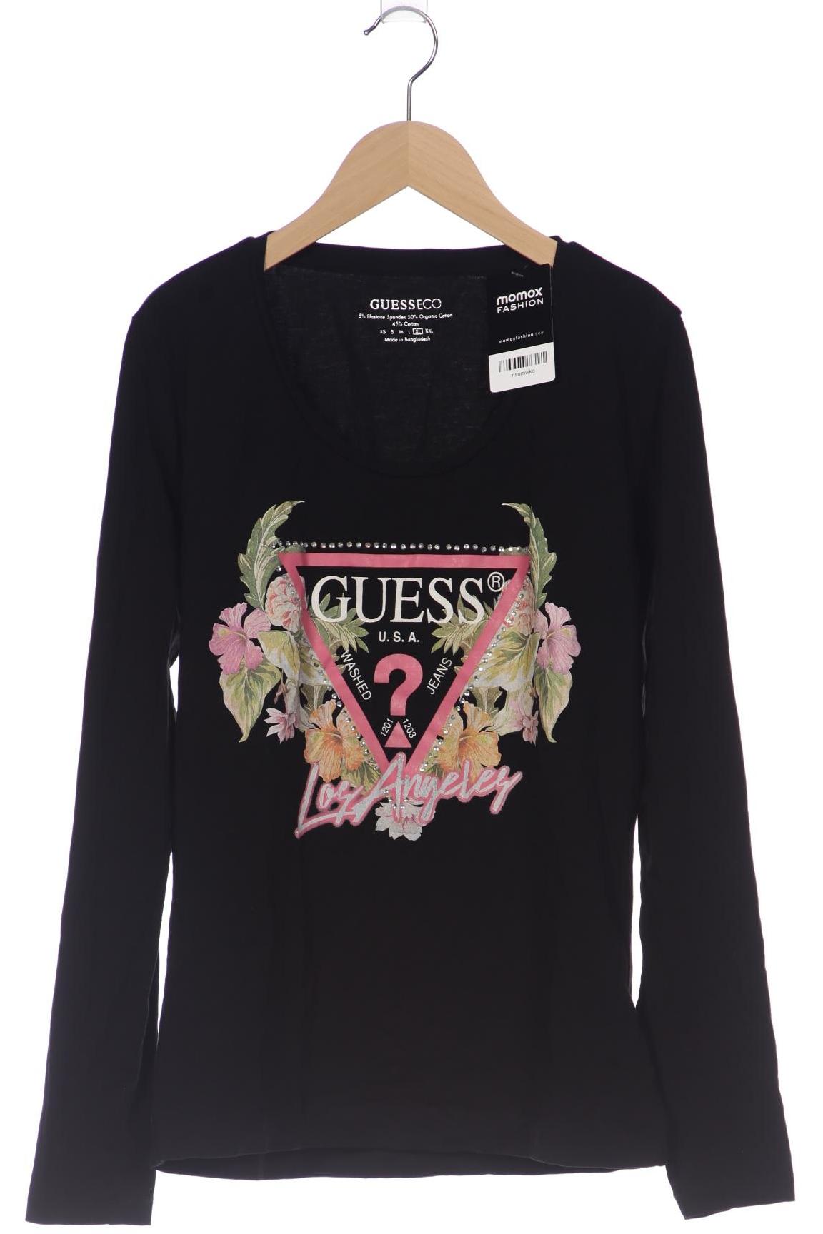 

Guess Damen Langarmshirt, schwarz, Gr. 42