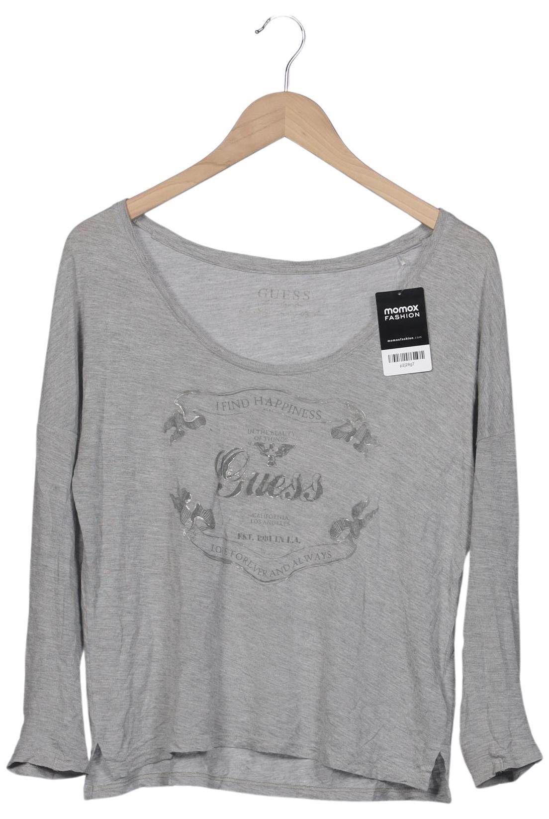 

Guess Damen Langarmshirt, grau, Gr. 34