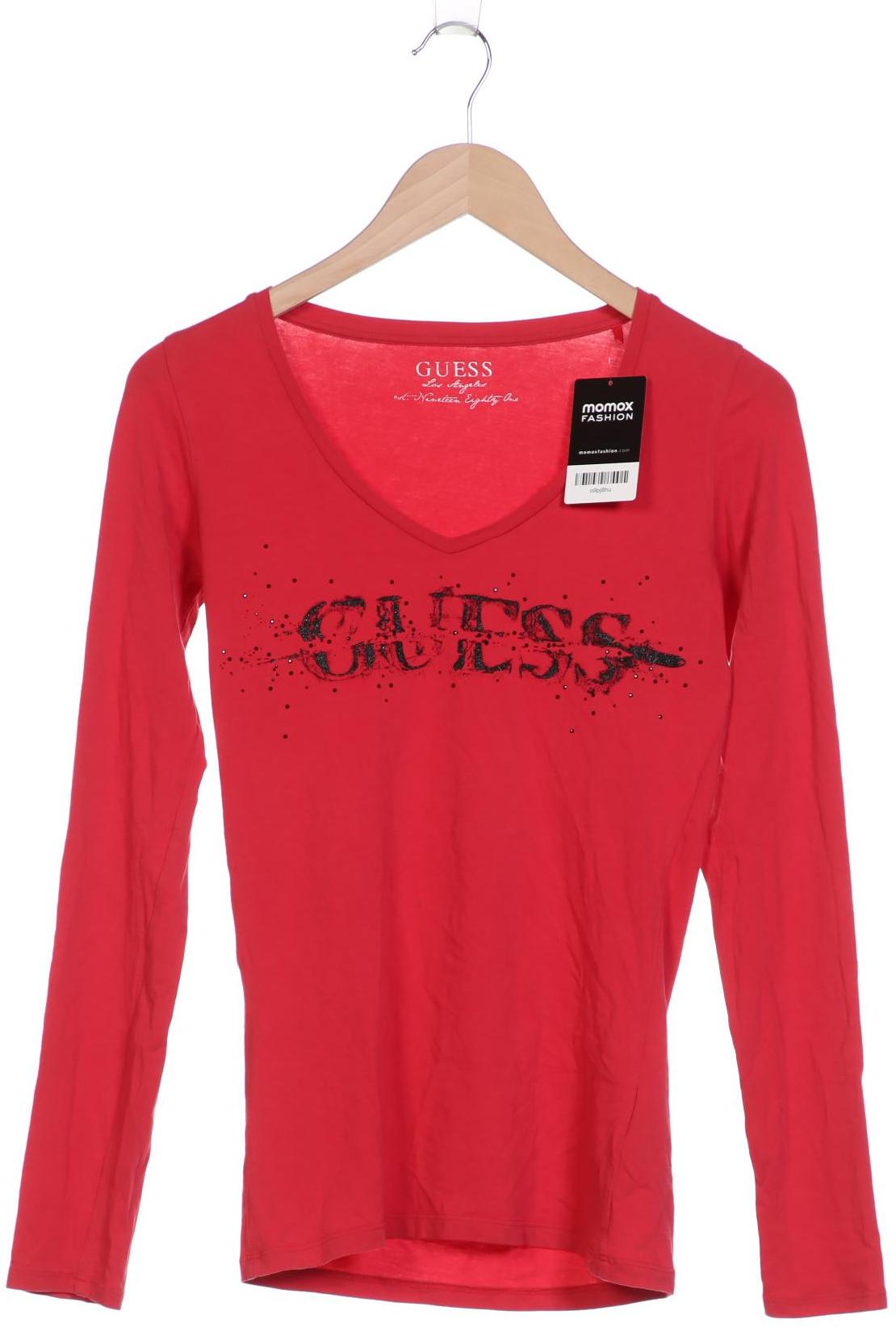 

Guess Damen Langarmshirt, rot, Gr. 38