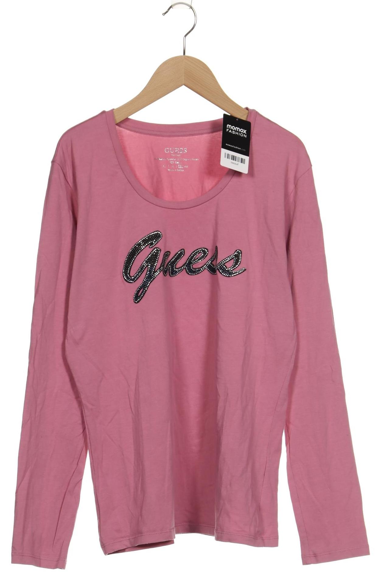 

Guess Damen Langarmshirt, pink, Gr. 44