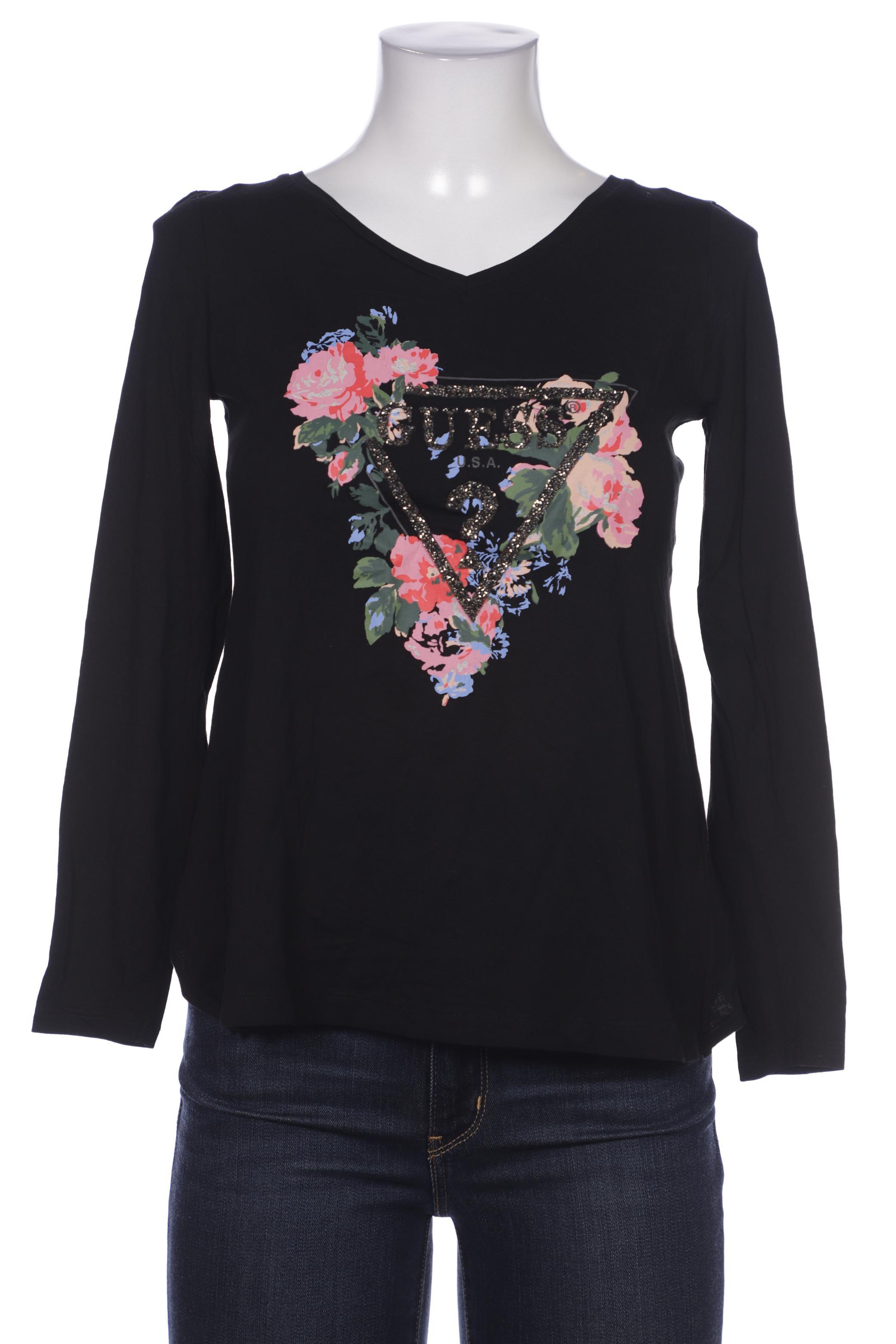 

Guess Damen Langarmshirt, schwarz, Gr. 40