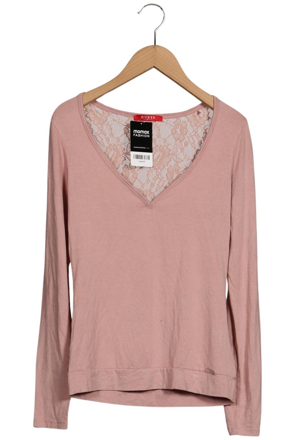 

Guess Damen Langarmshirt, pink, Gr. 34