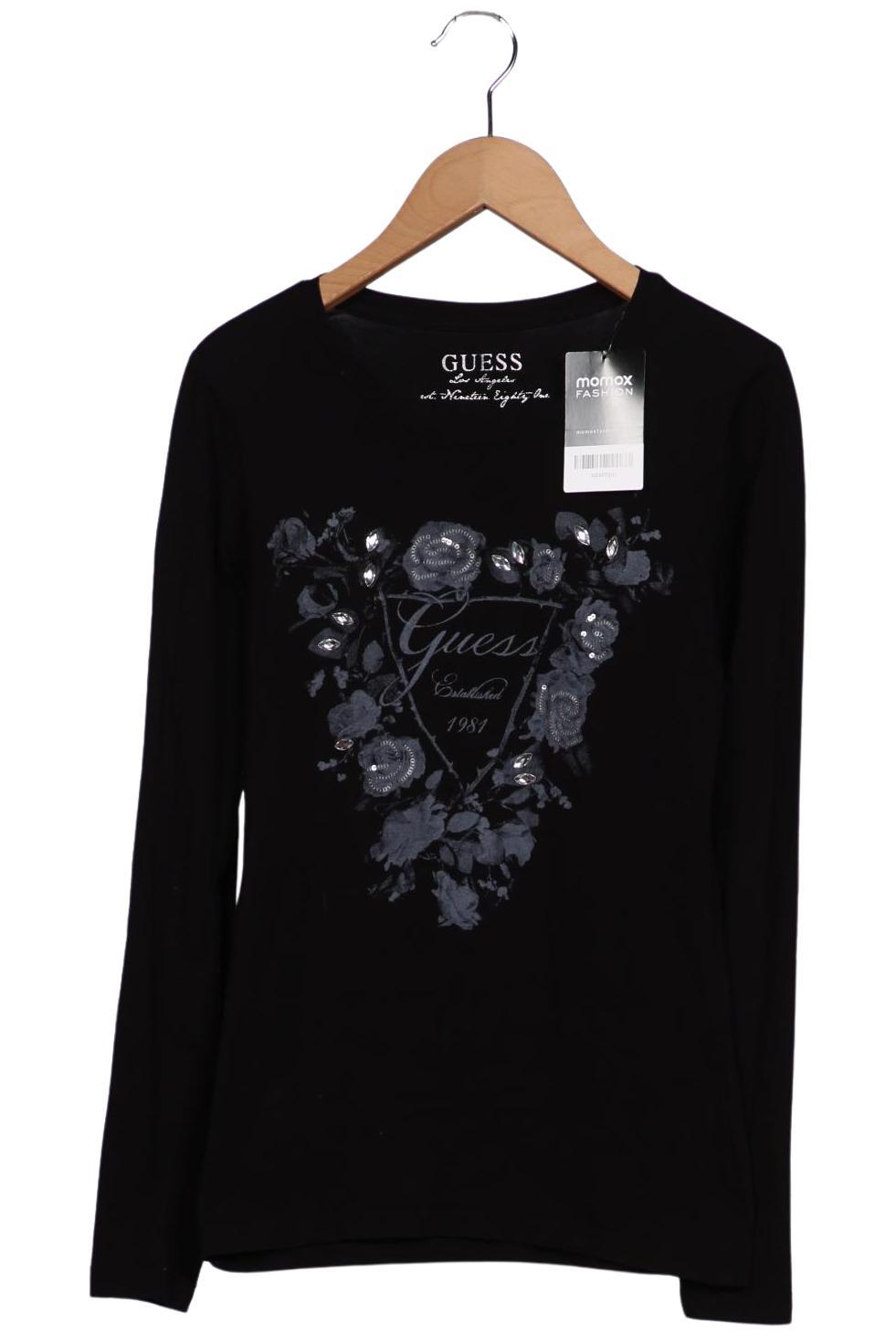 

Guess Damen Langarmshirt, schwarz, Gr. 36