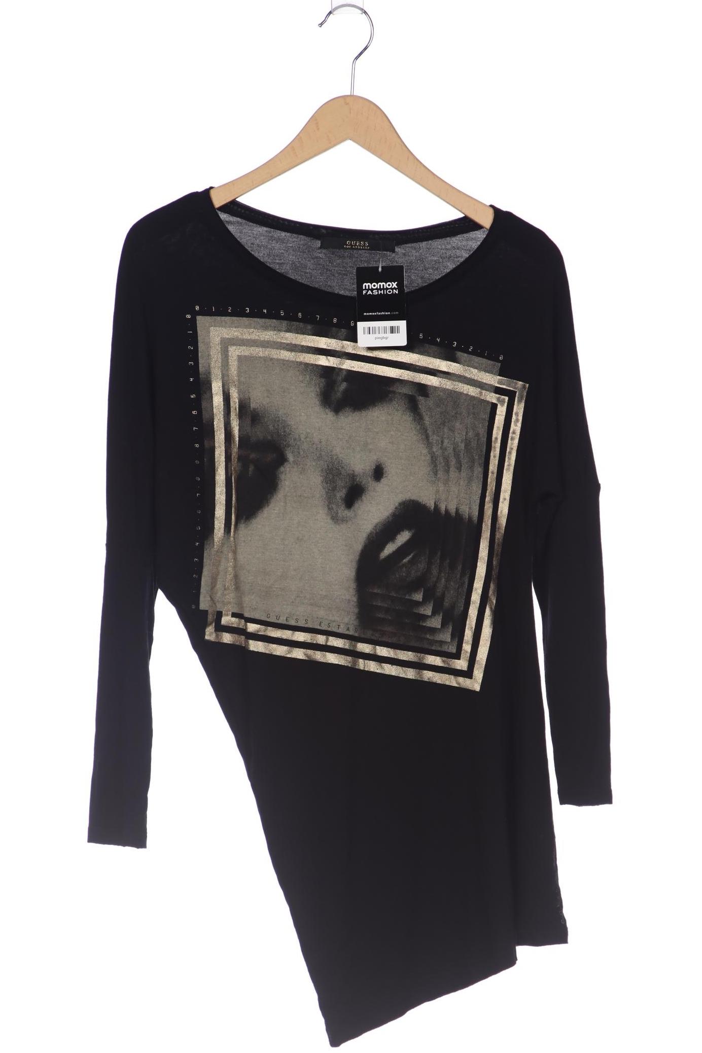 

Guess Damen Langarmshirt, schwarz, Gr. 38
