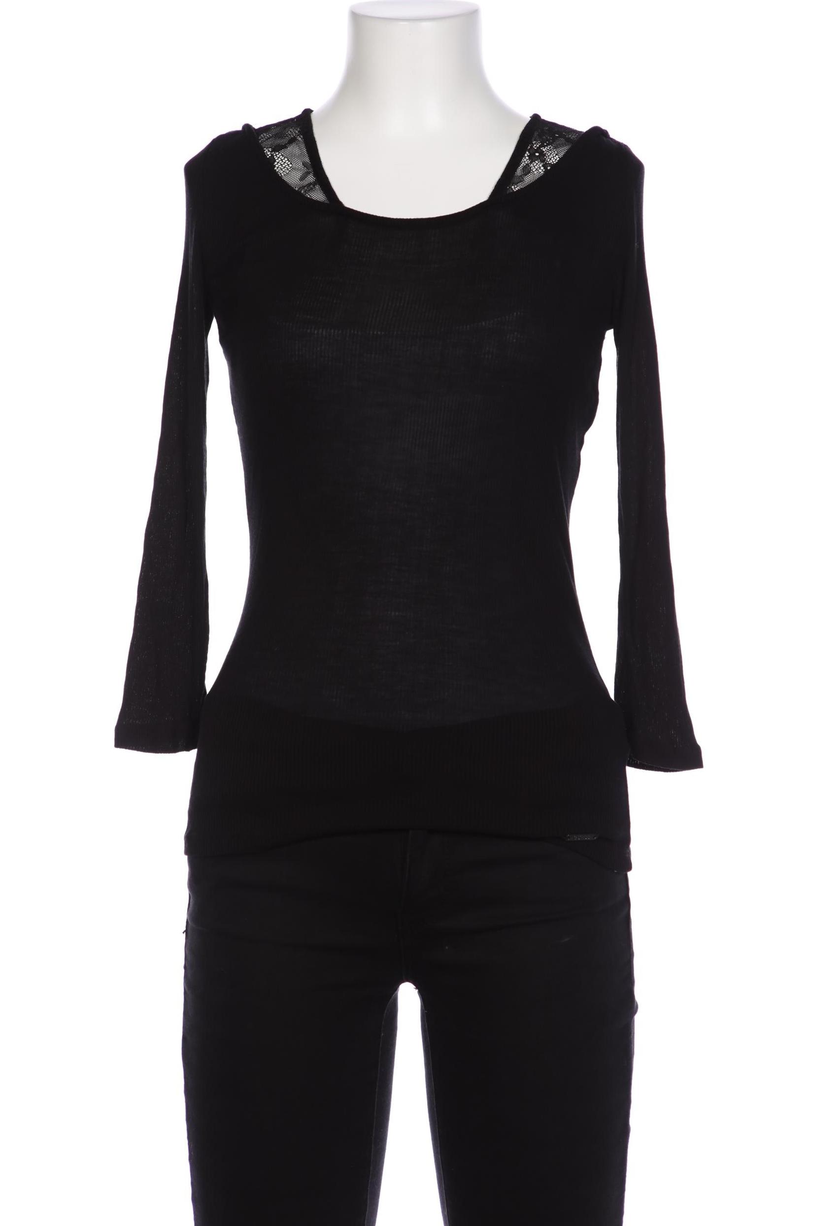 

Guess Damen Langarmshirt, schwarz, Gr. 36