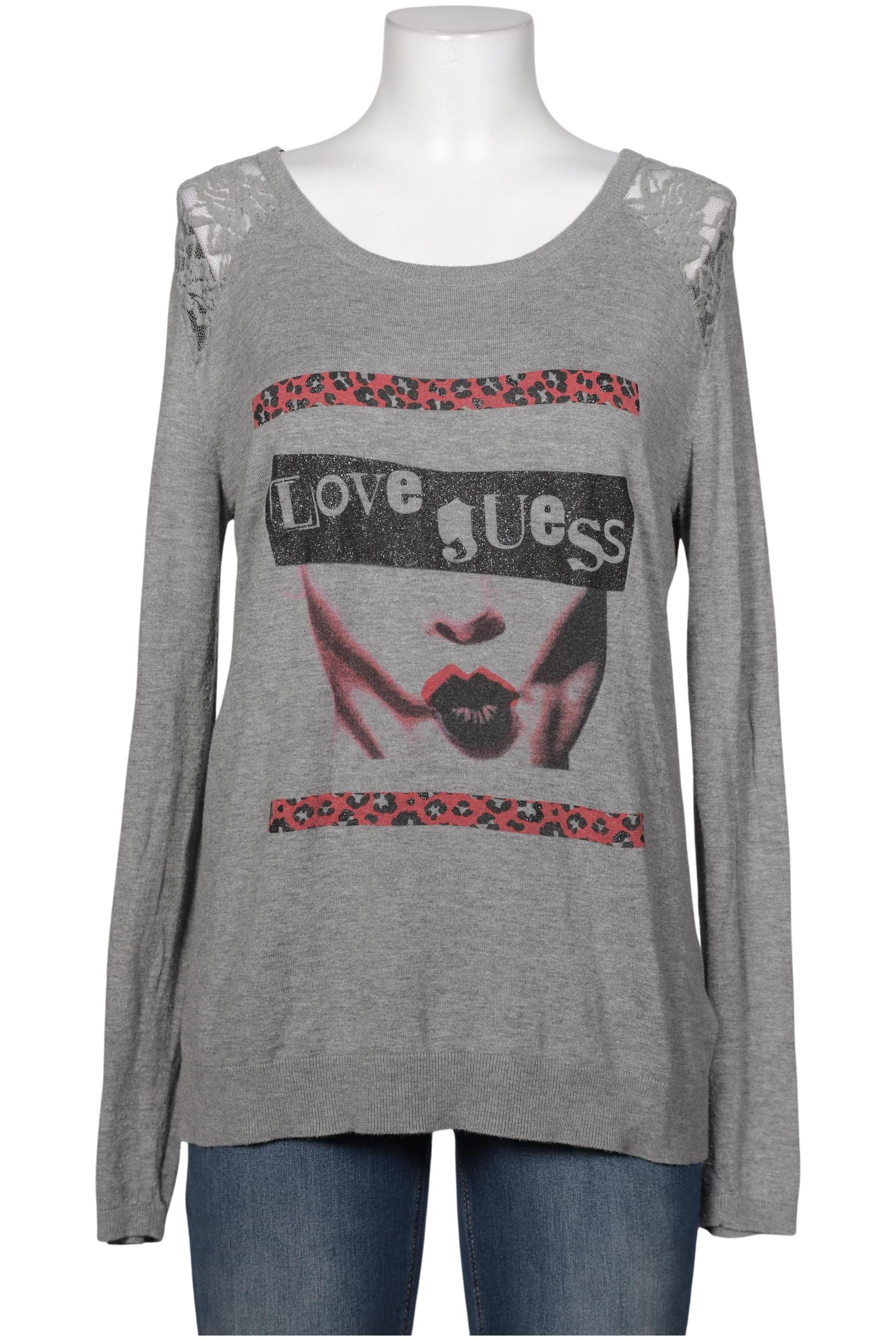 

Guess Damen Langarmshirt, grau, Gr. 42