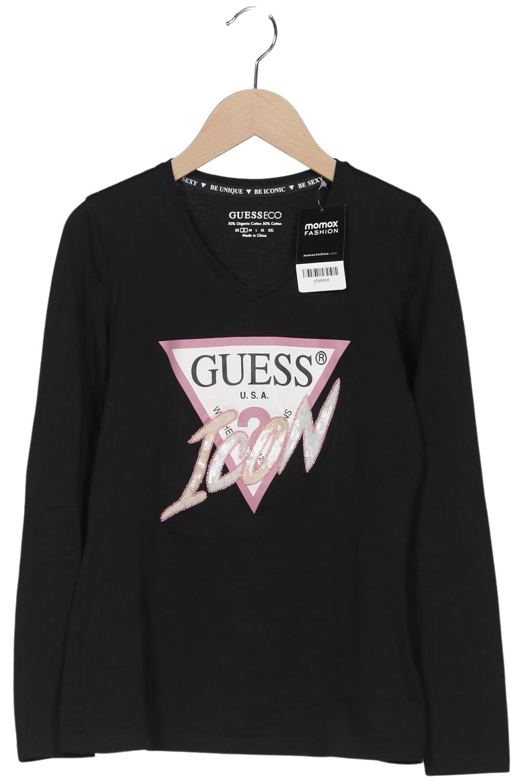 

Guess Damen Langarmshirt, schwarz, Gr. 36