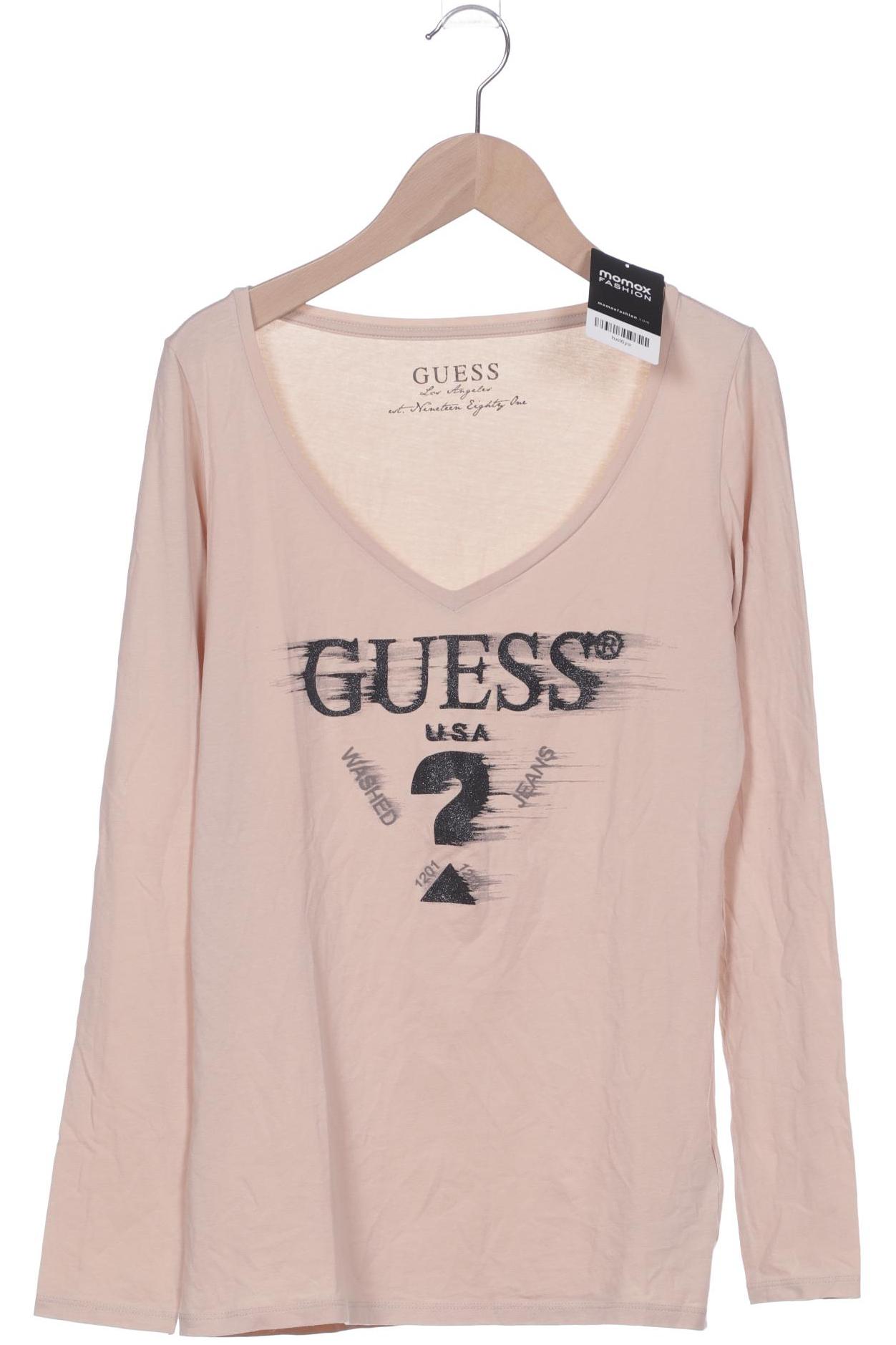 

Guess Damen Langarmshirt, beige, Gr. 38