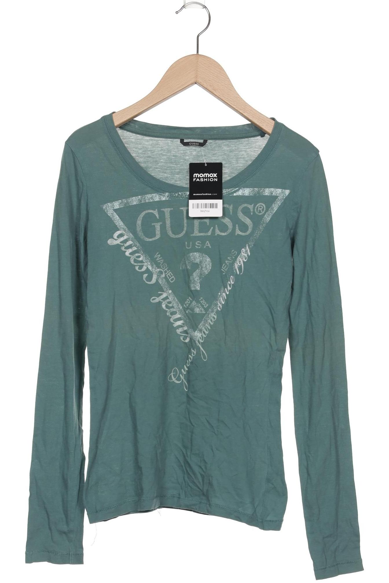 

Guess Damen Langarmshirt, türkis, Gr. 34