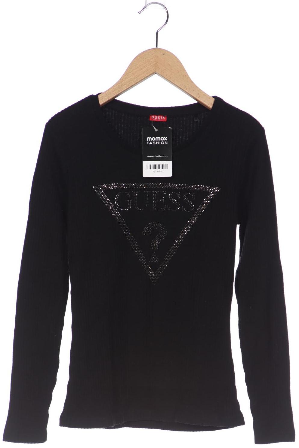 

Guess Damen Langarmshirt, schwarz, Gr. 34