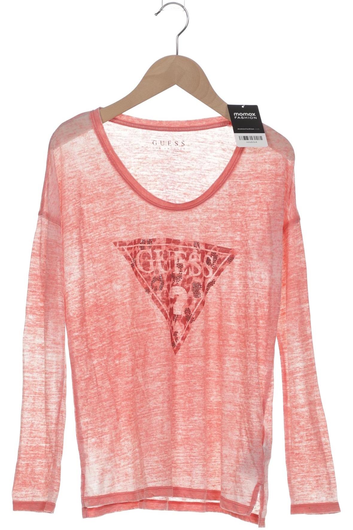 

Guess Damen Langarmshirt, pink, Gr. 34