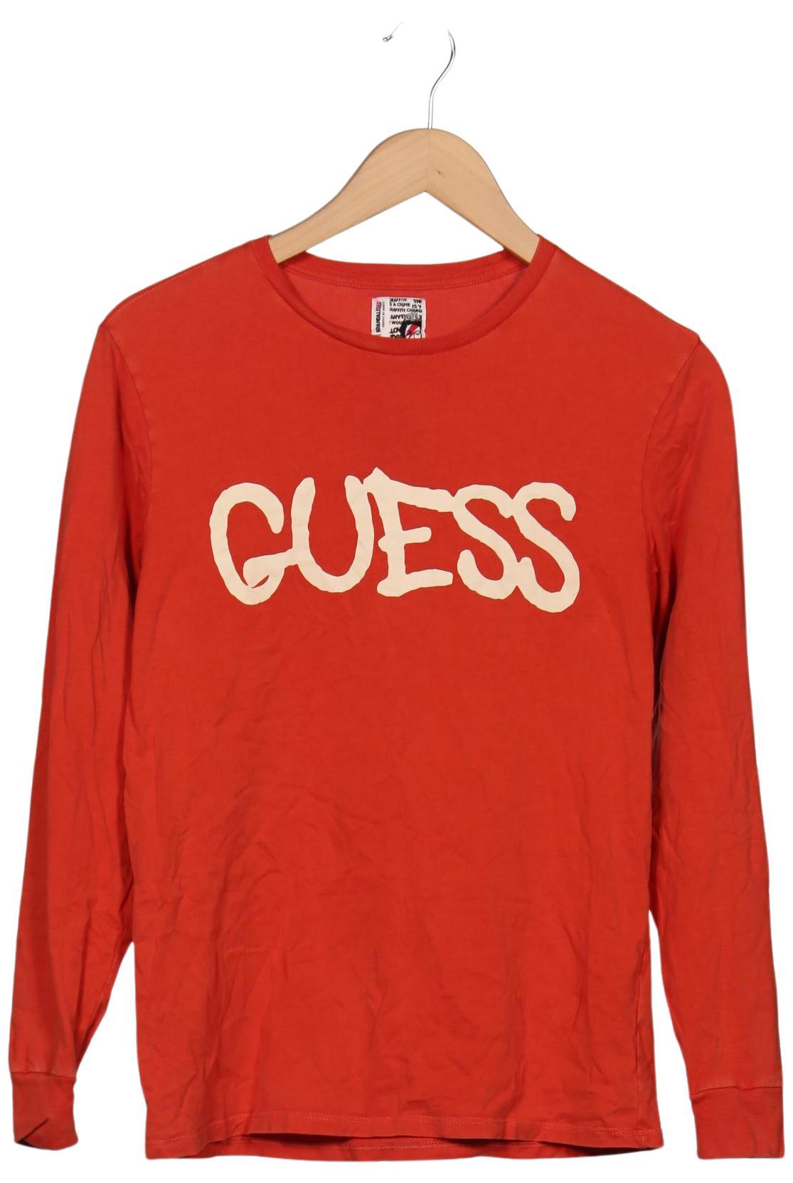 

Guess Damen Langarmshirt, rot, Gr. 34