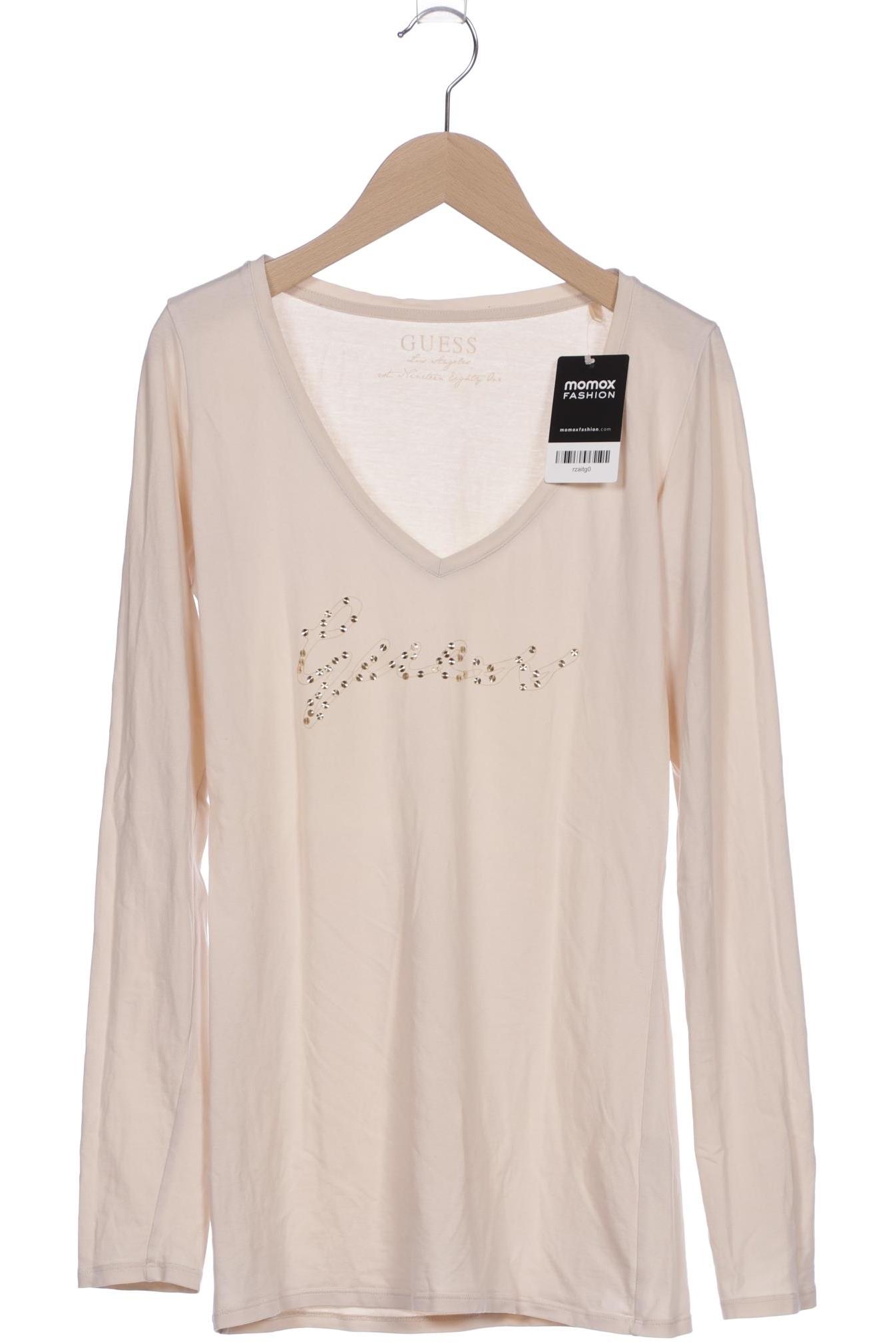

Guess Damen Langarmshirt, cremeweiß, Gr. 38