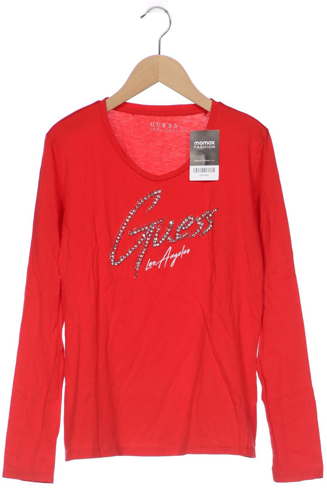 

Guess Damen Langarmshirt, rot, Gr. 38