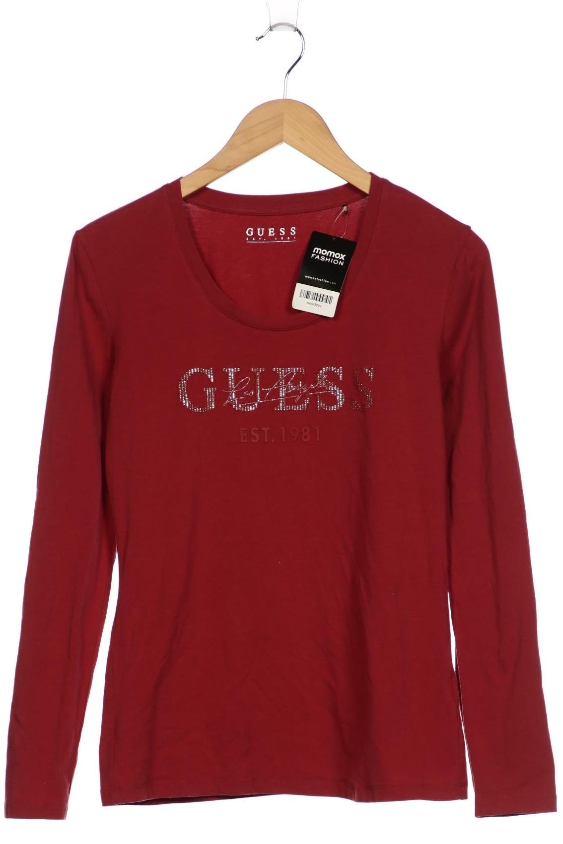 

Guess Damen Langarmshirt, bordeaux, Gr. 42