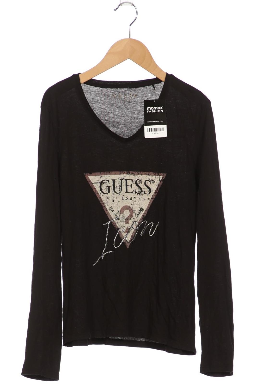 

Guess Damen Langarmshirt, schwarz, Gr. 38