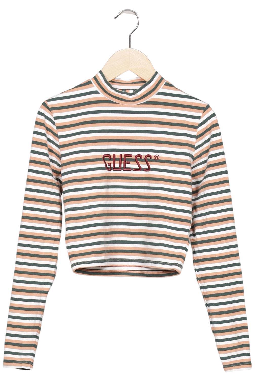 

Guess Damen Langarmshirt, mehrfarbig, Gr. 34