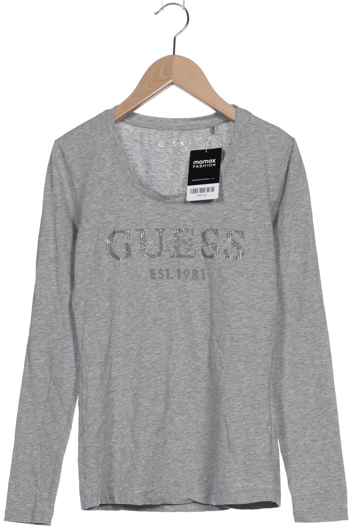 

Guess Damen Langarmshirt, grau, Gr. 40