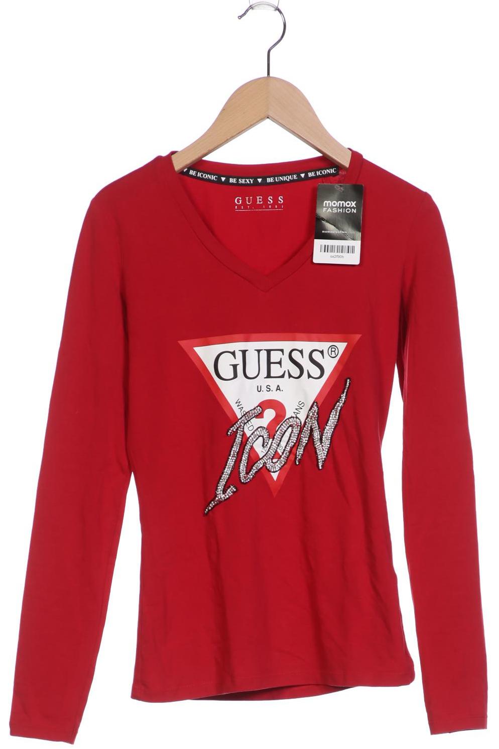 

GUESS Damen Langarmshirt, rot