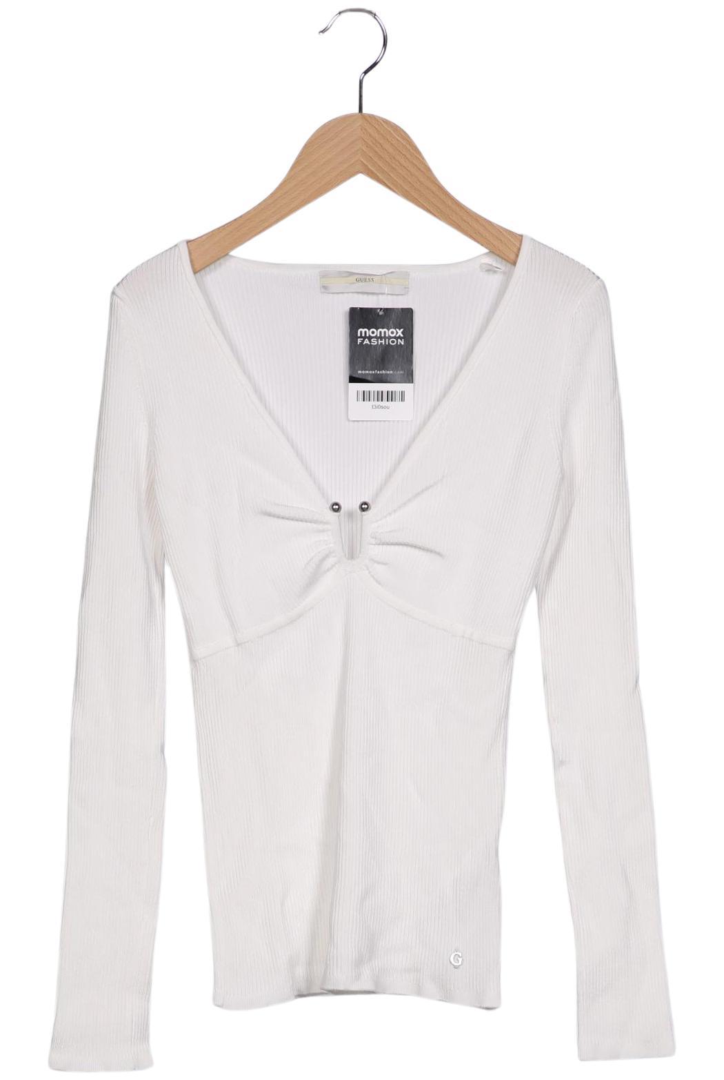 

Guess Damen Langarmshirt, weiß, Gr. 36