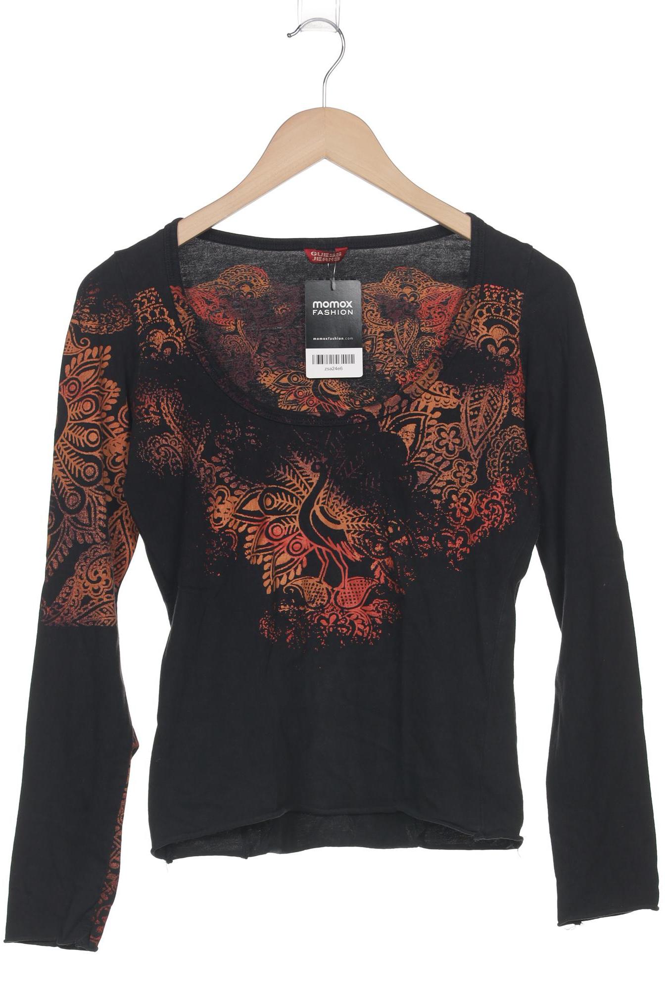 

Guess Damen Langarmshirt, schwarz, Gr. 36