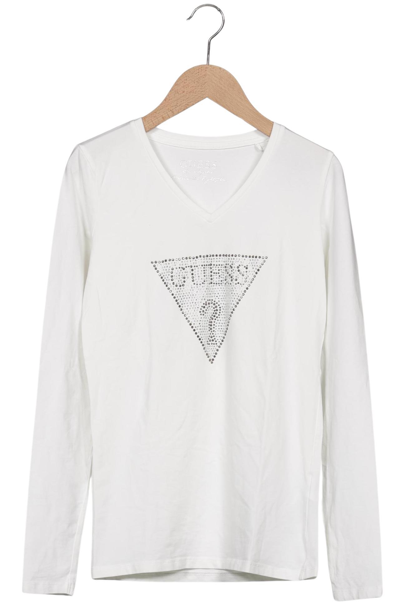 

Guess Damen Langarmshirt, weiß, Gr. 38