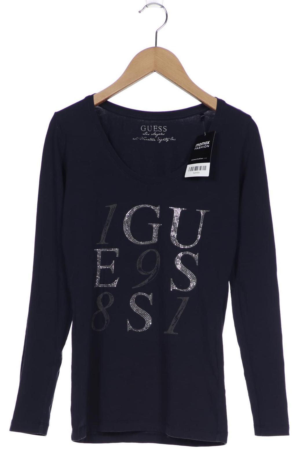 

GUESS Damen Langarmshirt, marineblau