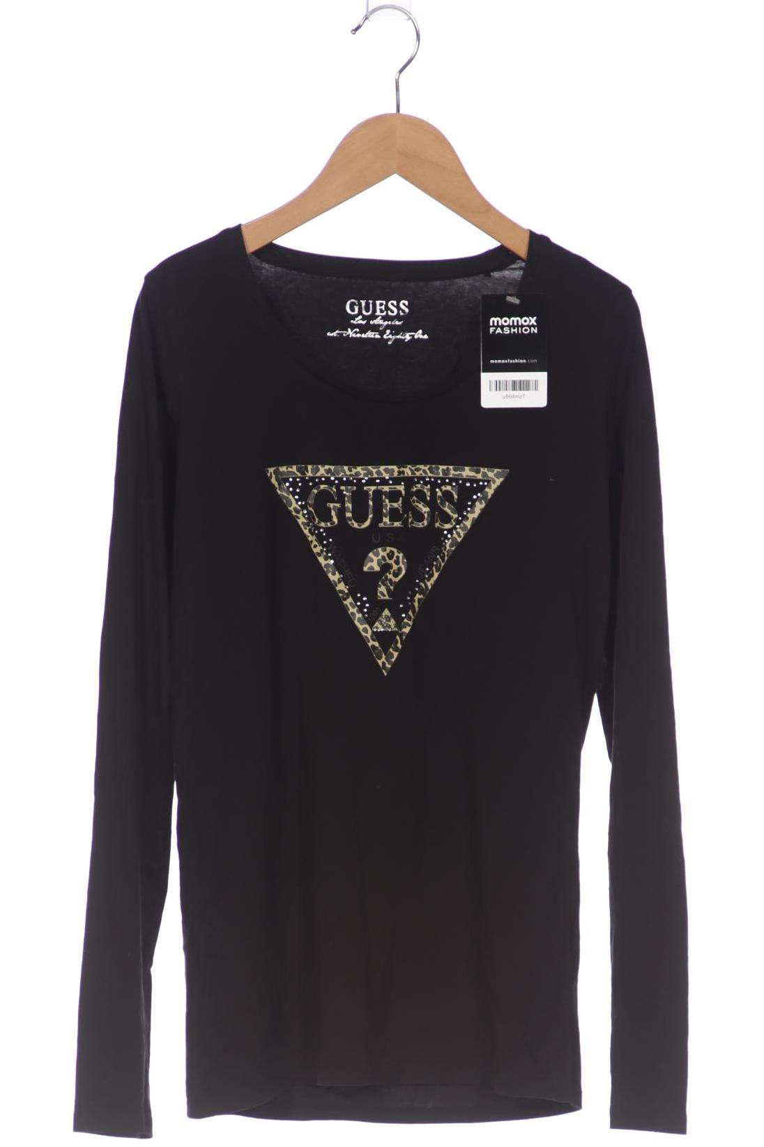 

Guess Damen Langarmshirt, schwarz, Gr. 38