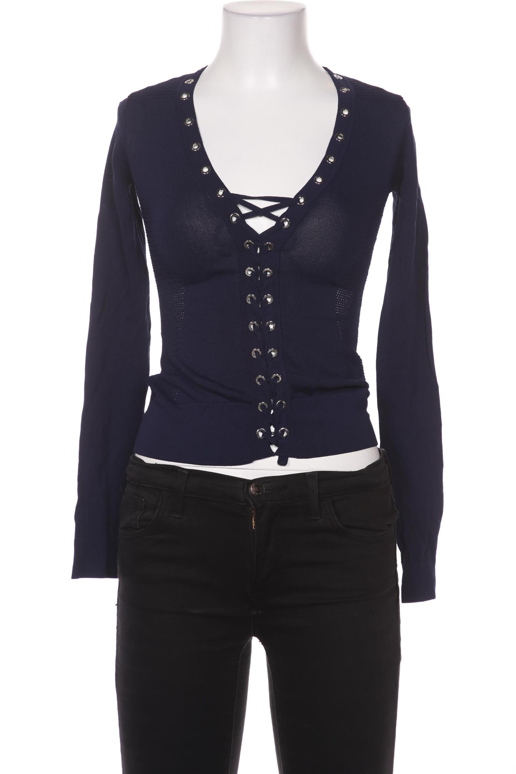 

Guess Damen Langarmshirt, marineblau, Gr. 32