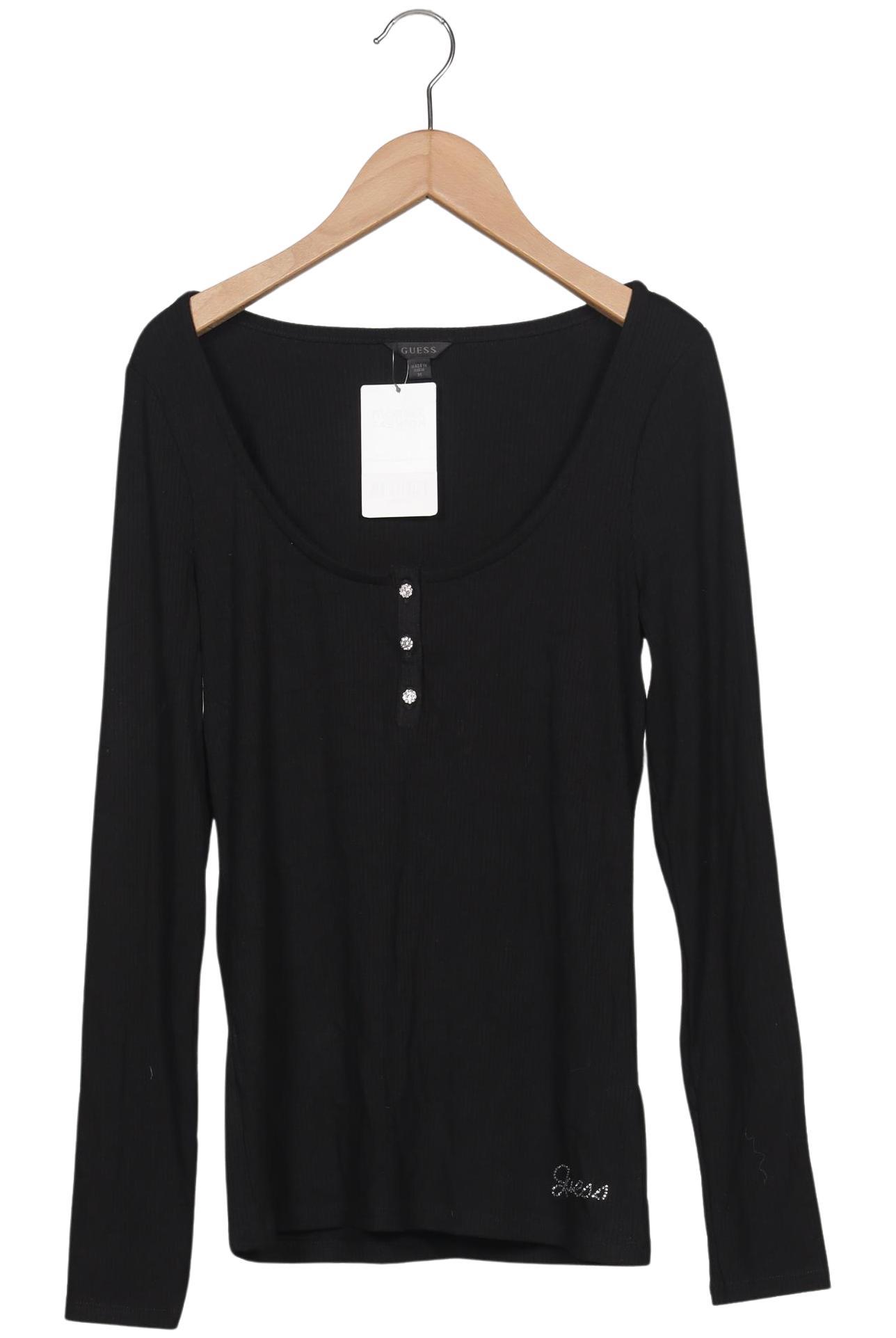 

Guess Damen Langarmshirt, schwarz, Gr. 38