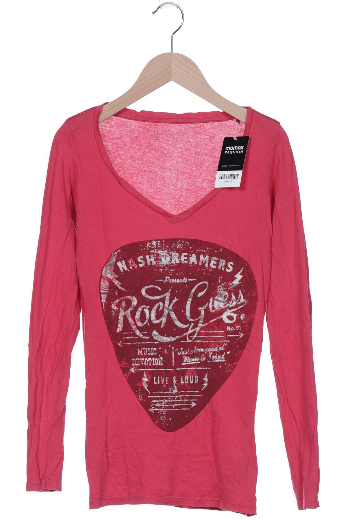 

Guess Damen Langarmshirt, pink, Gr. 32