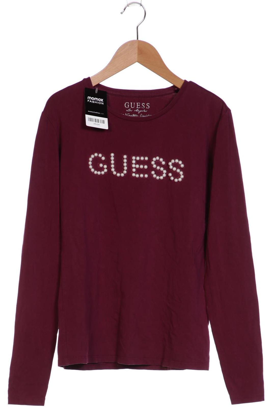 

Guess Damen Langarmshirt, bordeaux, Gr. 38