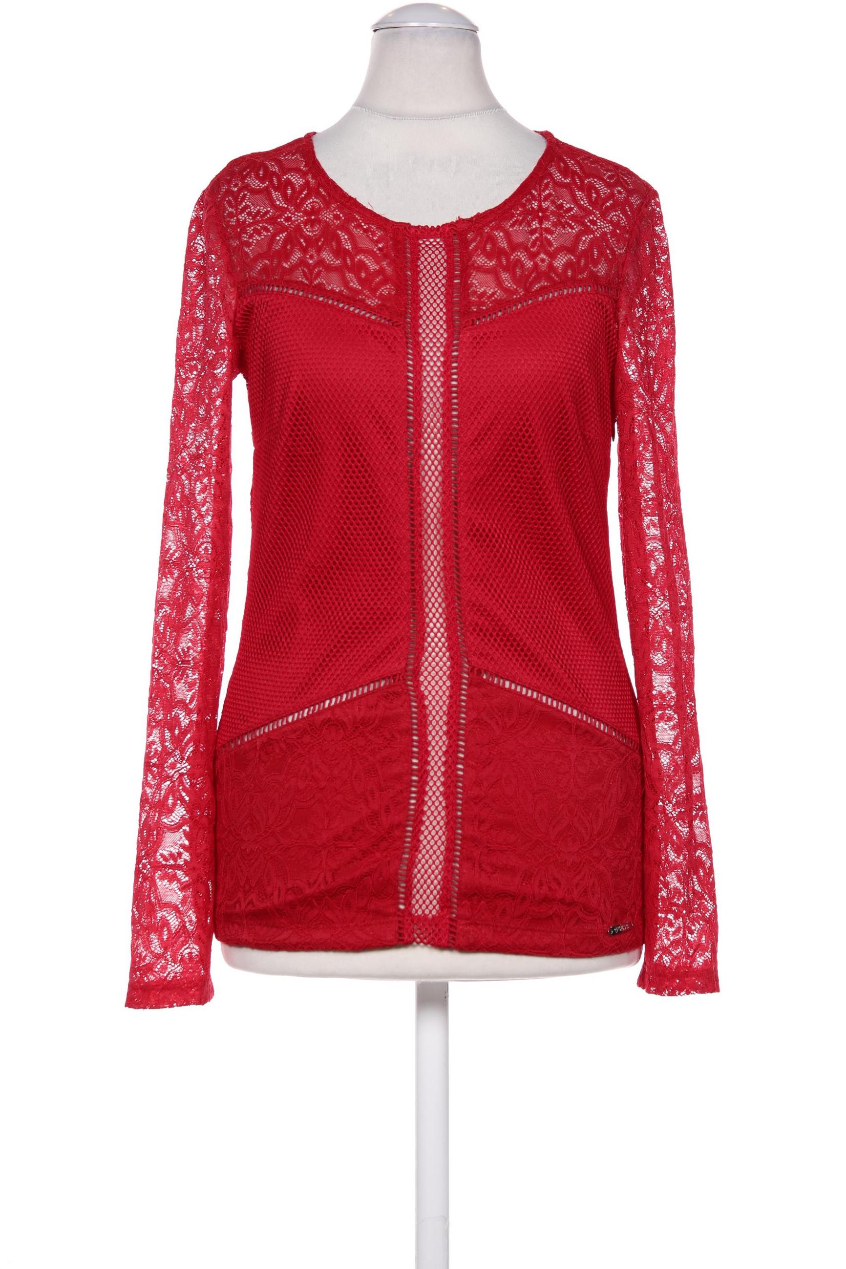 

Guess Damen Langarmshirt, rot, Gr. 36