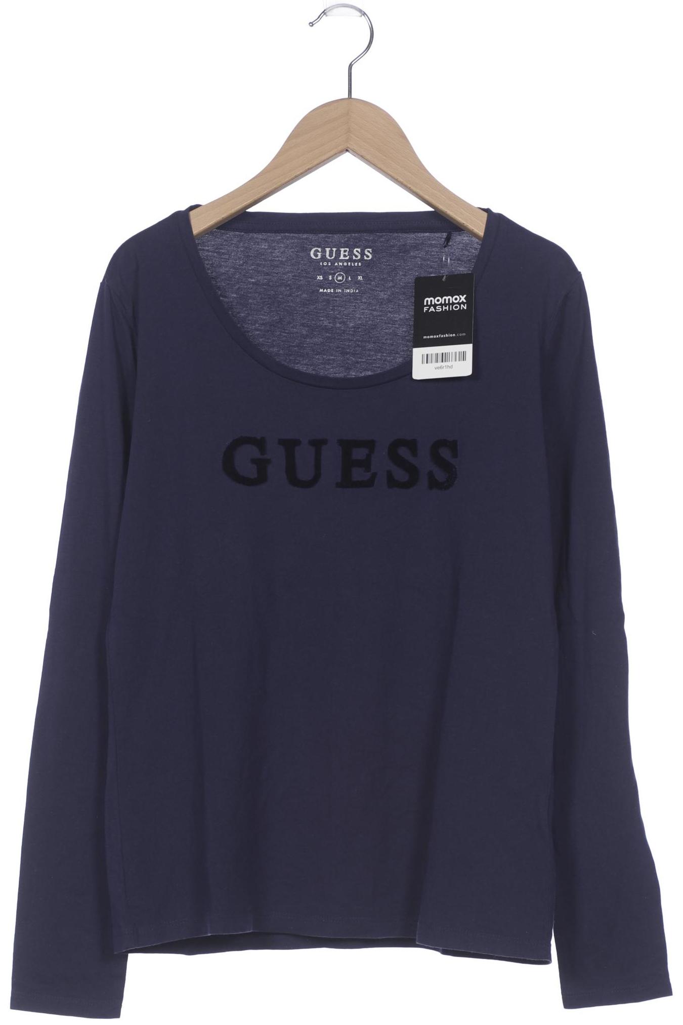 

Guess Damen Langarmshirt, marineblau, Gr. 38