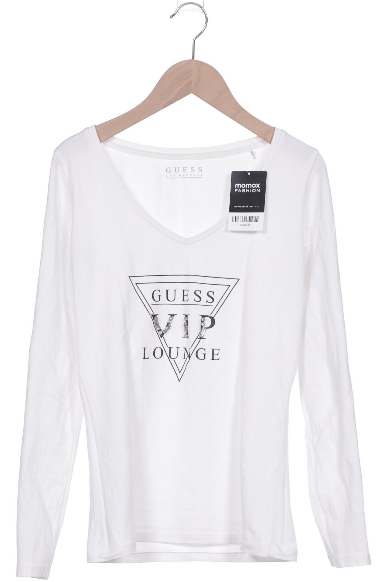 

Guess Damen Langarmshirt, weiß, Gr. 38