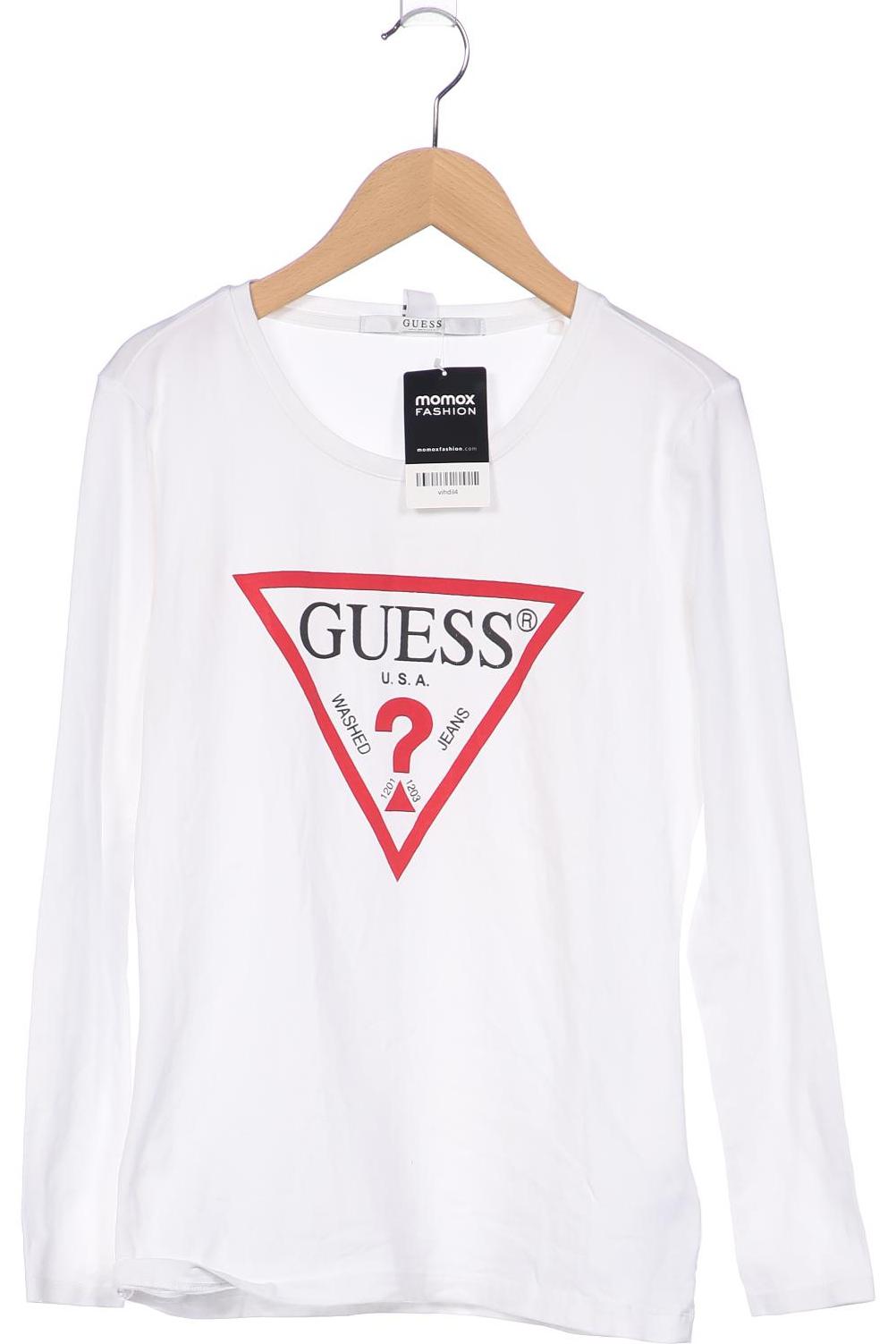 

Guess Damen Langarmshirt, weiß, Gr. 38