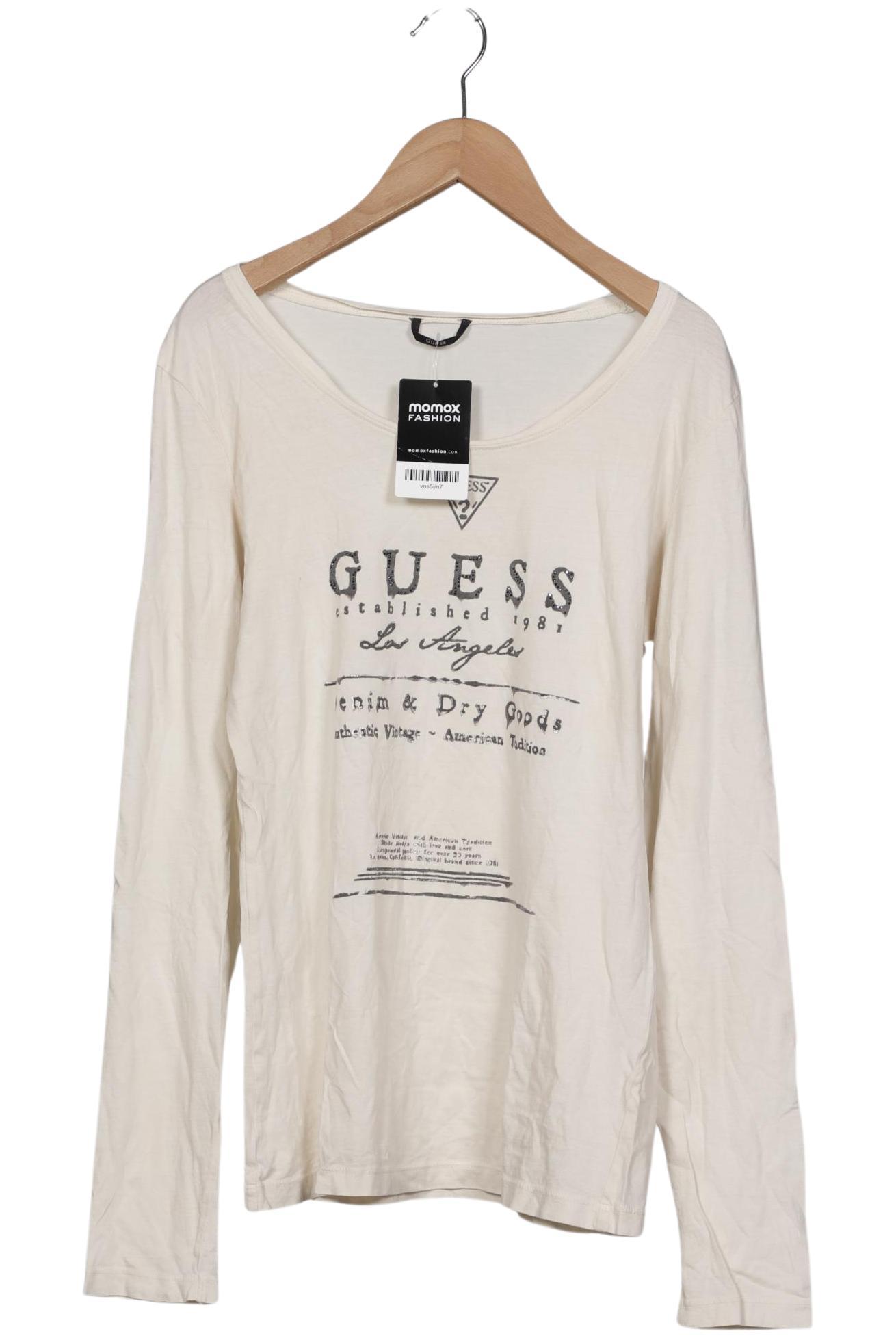 

Guess Damen Langarmshirt, cremeweiß, Gr. 38
