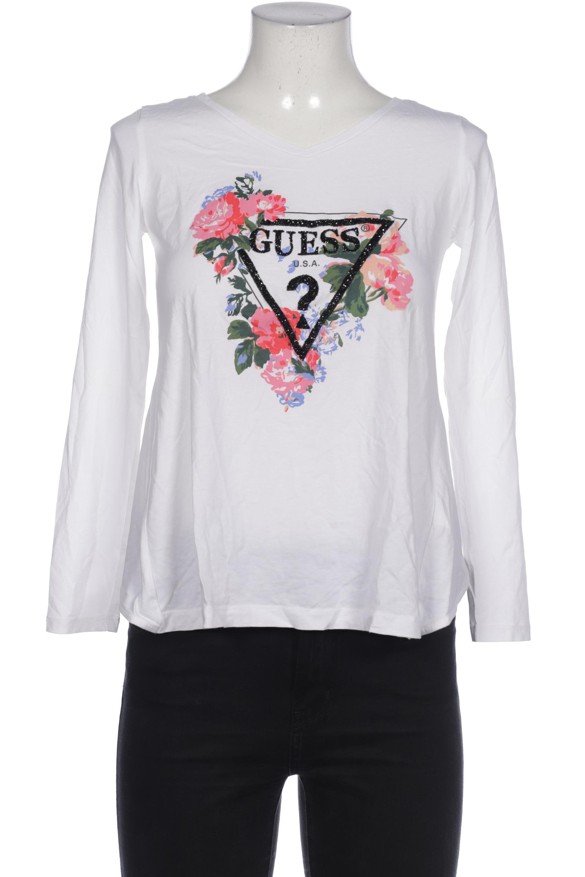 

Guess Damen Langarmshirt, weiß, Gr. 40