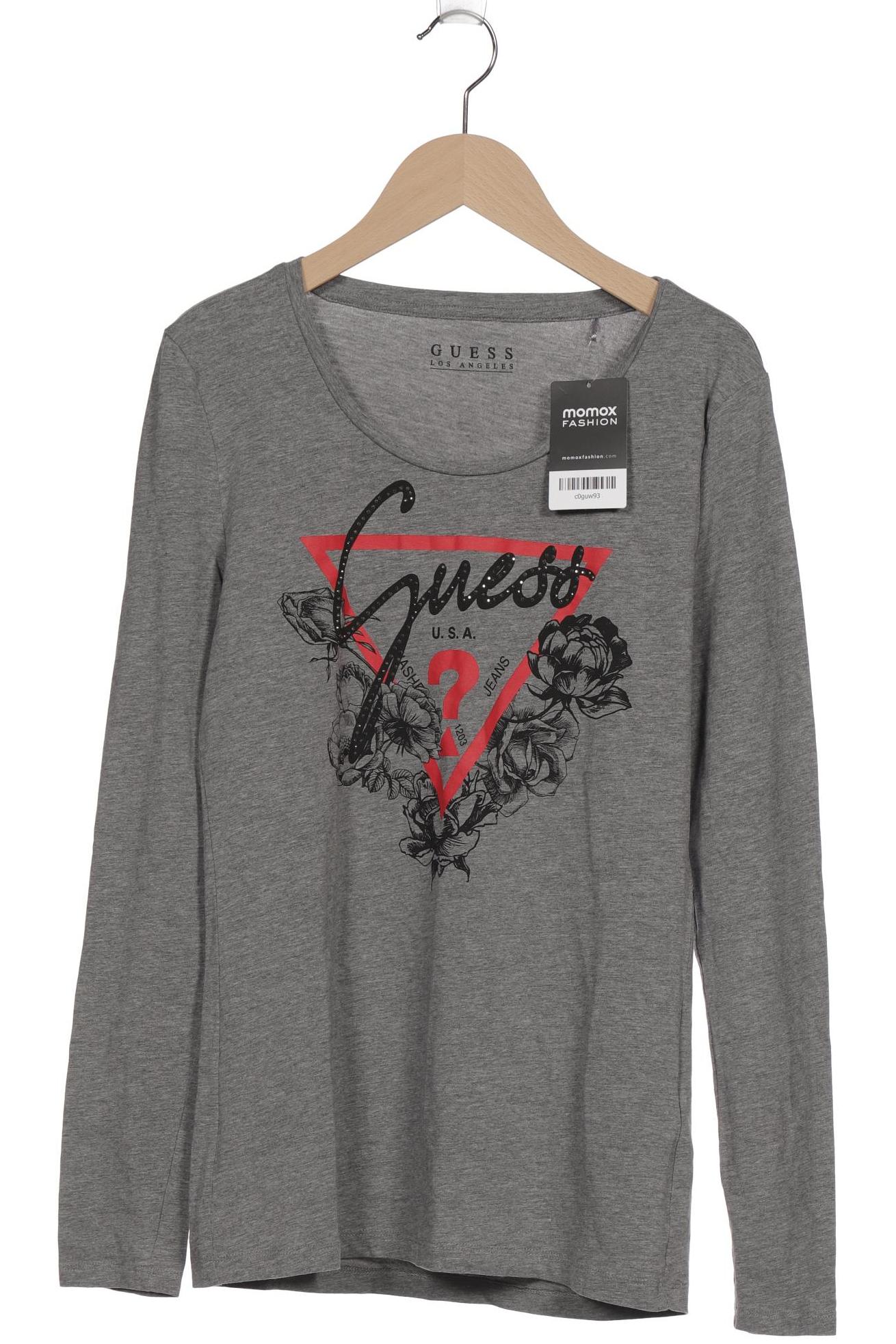 

Guess Damen Langarmshirt, grau, Gr. 44