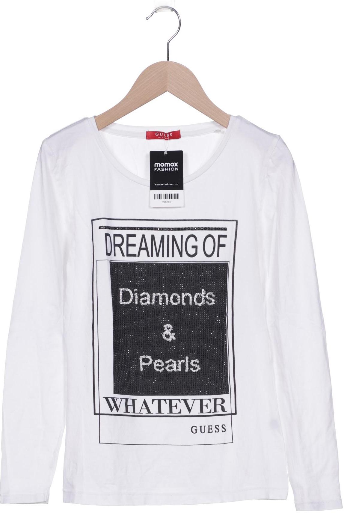 

GUESS Damen Langarmshirt, weiß