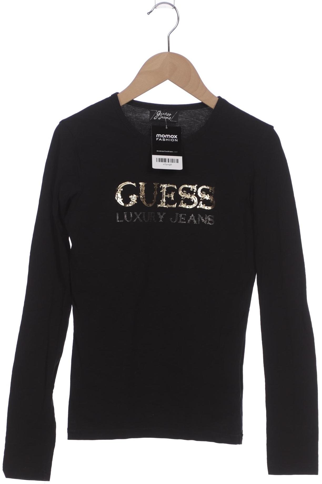 

Guess Damen Langarmshirt, schwarz, Gr. 36