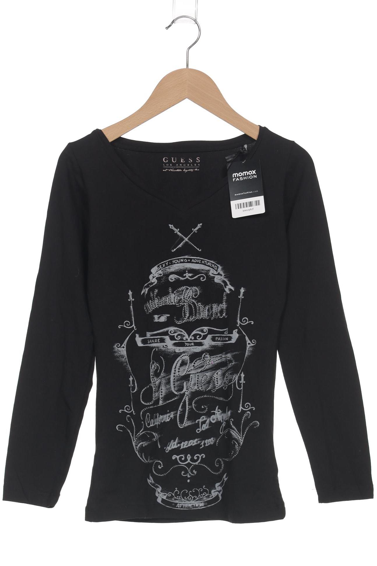 

Guess Damen Langarmshirt, schwarz, Gr. 34
