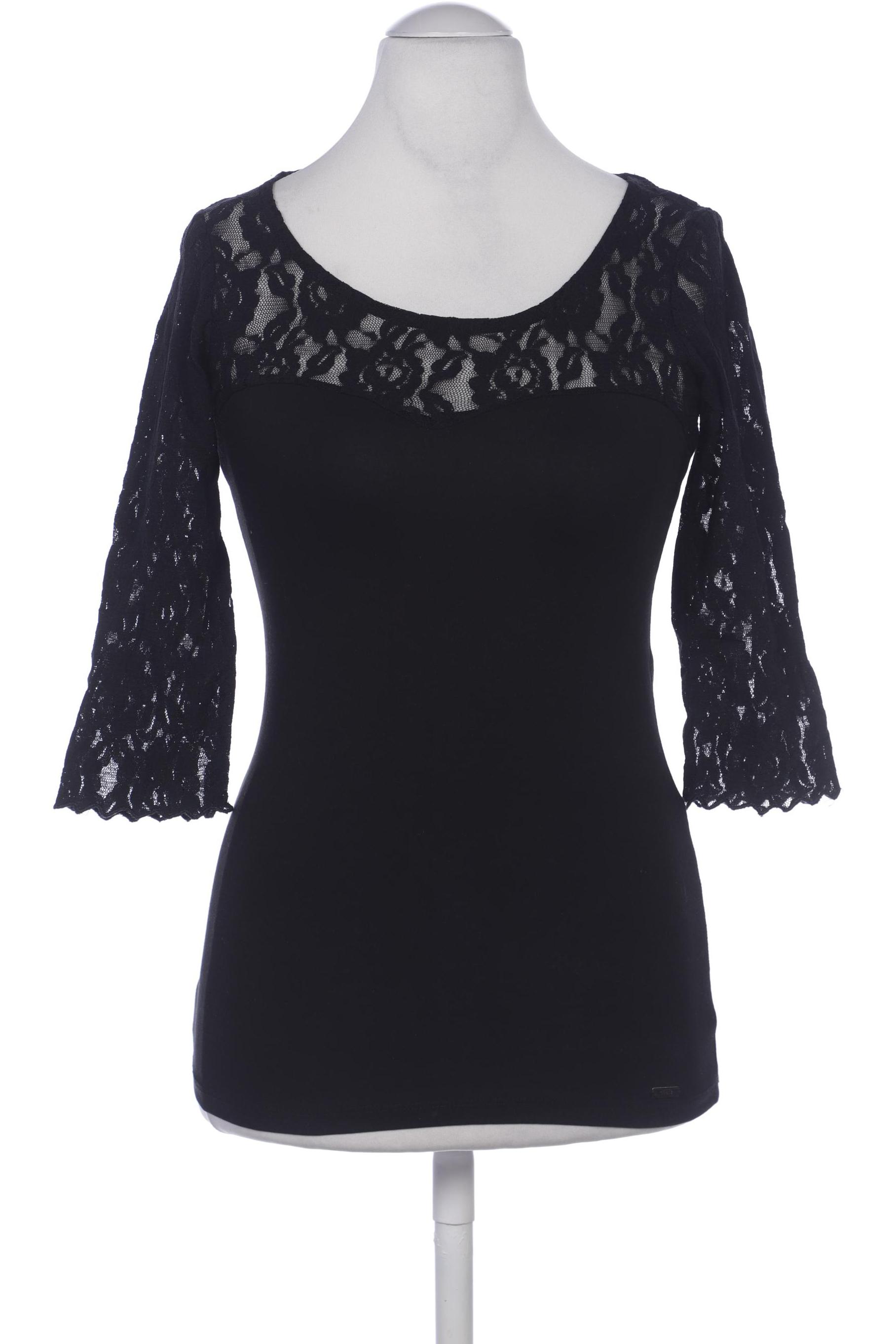 

Guess Damen Langarmshirt, schwarz, Gr. 34