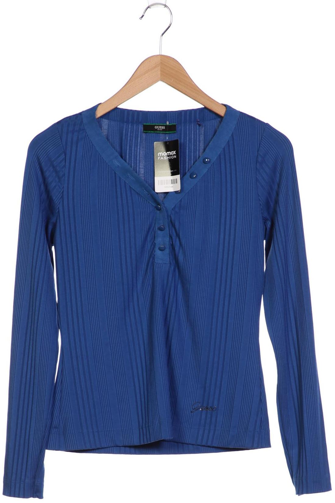 

Guess Damen Langarmshirt, blau, Gr. 44