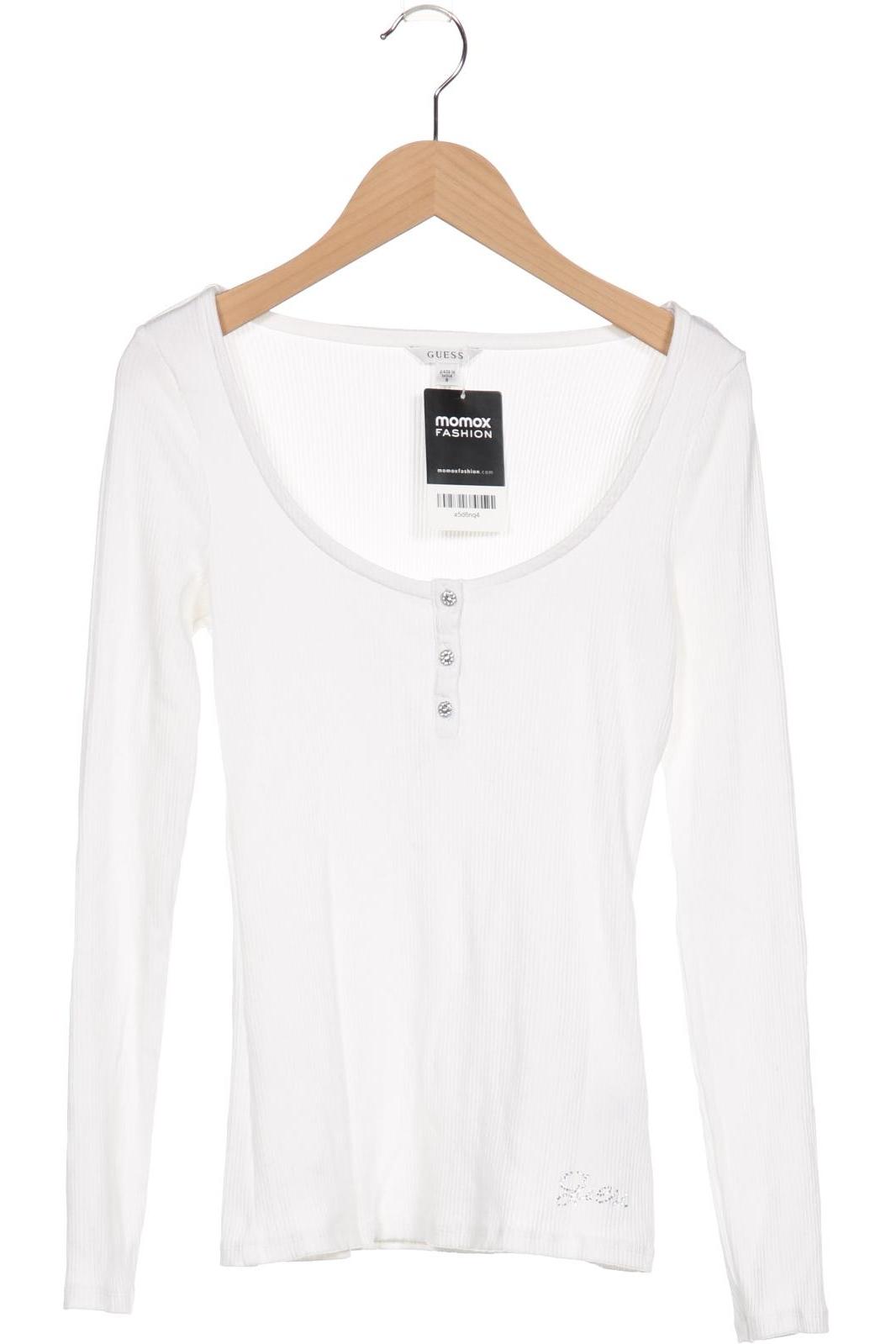 

Guess Damen Langarmshirt, weiß, Gr. 36